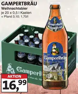 Lösch Depot GAMPERTBRÄU Weihnachtsbier Angebot