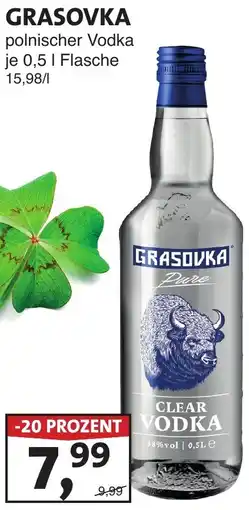 Lösch Depot GRASOVKA polnischer Vodka Angebot