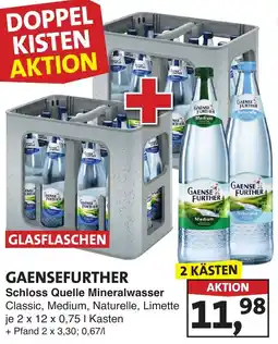 Lösch Depot GAENSEFURTHER Schloss Quelle Mineralwasser Angebot