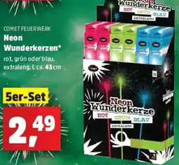 Thomas Philipps COMET FEUERWERK Neon Wunderkerzen Angebot