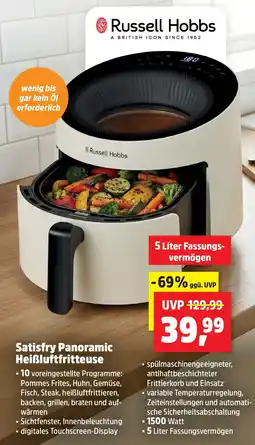 Thomas Philipps Russell Hobbs Satisfry Panoramic Heißluftfritteuse Angebot