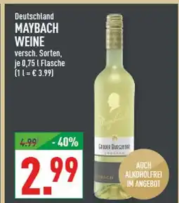 Marktkauf Maybach grauer burgunder trocken Angebot