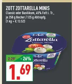 Marktkauf Zott zottarella minis Angebot