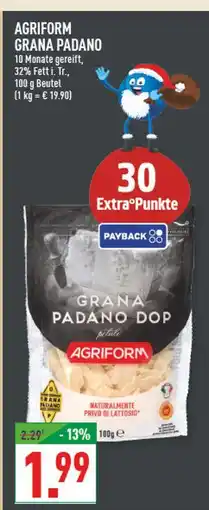 Marktkauf Agriform grana padano Angebot