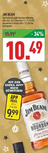 Marktkauf Jim beam kentucky straight bourbon whiskey Angebot