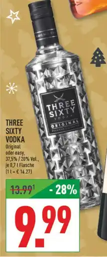 Marktkauf Three sixty original oder easy Angebot