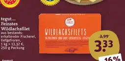 tegut Tegut feinstes wildlachsfilet Angebot