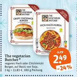tegut The vegetarian butcher crispy chickimicki burger Angebot