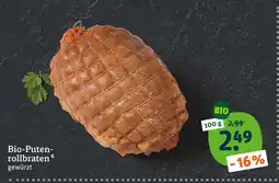 tegut Bio-putenrollbraten Angebot