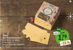 tegut Herz bio-emmentaler Angebot