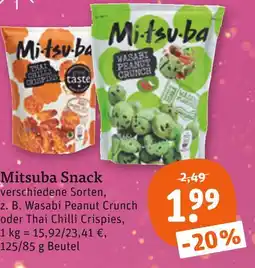 tegut Mitsuba wasabi peanut crunch Angebot