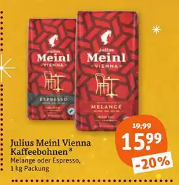 tegut Julius meinl vienna melange Angebot