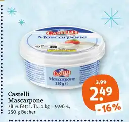 tegut Castelli mascarpone Angebot