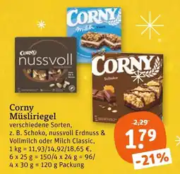 tegut Corny schoko Angebot