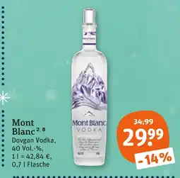 tegut Mont blanc dovgan vodka Angebot
