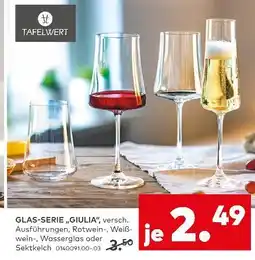 porta Tafelwert glas-serie 'giulia' Angebot