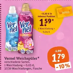 tegut Vernel weichspüler frischer morgen Angebot