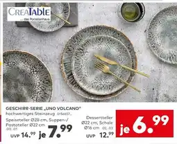 porta Creatable geschirr-serie 'uno volcano' speiseteller Angebot