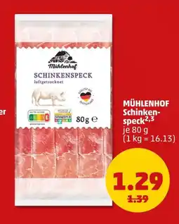 PENNY Mühlenhof schinkenspeck Angebot