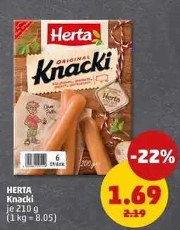 PENNY Herta knacki Angebot