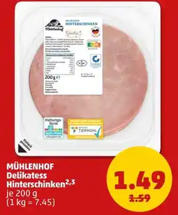 PENNY Mühlenhof delikatess hinterschinken Angebot