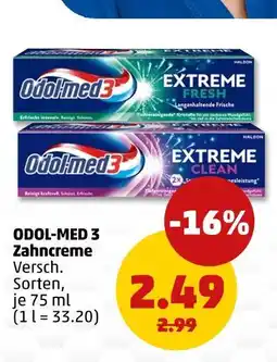 PENNY Odol-med 3 zahncreme Angebot