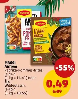 PENNY Maggi airfryer paprika-pommes-frites Angebot