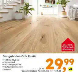 Globus Baumarkt Designboden oak rustic Angebot