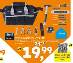 Globus Baumarkt Scheppach werkzeugtasche „wzt23“ Angebot
