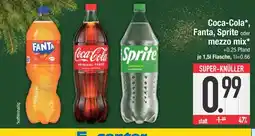 Edeka Coca-cola coca-cola oder fanta, sprite oder mezzo mix Angebot