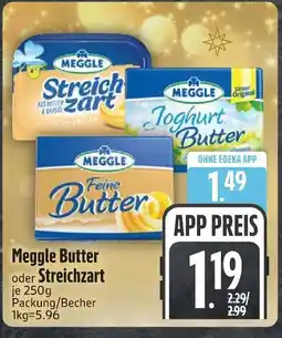 Edeka Meggle butter oder streichzart Angebot