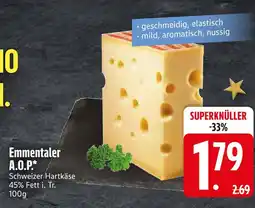 Edeka Emmentaler a.o.p Angebot