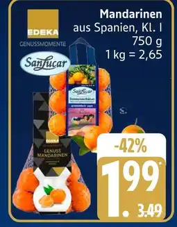 Marktkauf Sanlucar mandarinen Angebot
