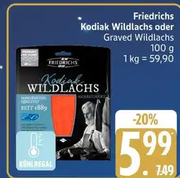 Marktkauf Friedrichs kodiak wildlachs Angebot
