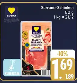 Marktkauf Edeka serrano-schinken Angebot