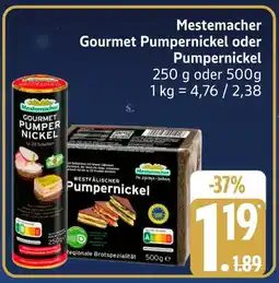 Marktkauf Mestemacher gourmet pumpernickel Angebot