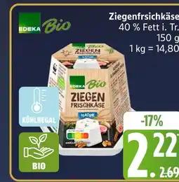 Marktkauf Edeka bio ziegenfrischkäse Angebot