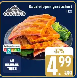 Marktkauf Gutfleisch bauchrippen geräuchert Angebot
