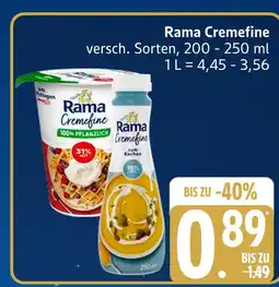 Marktkauf Rama cremfine 100% pflanzlich Angebot