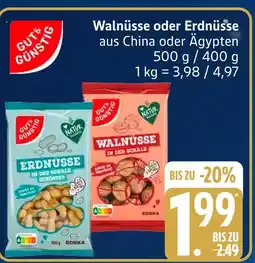 Marktkauf Gut & günstig walnüsse in der schale Angebot