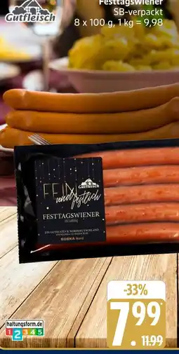 Marktkauf Gutfleisch festtagswiener Angebot