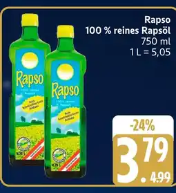 Marktkauf Rapso 100 % reines rapsöl Angebot