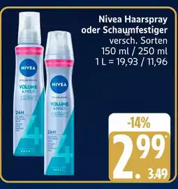 Marktkauf Nivea haarspray Angebot
