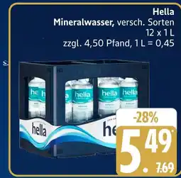 Marktkauf Hella mineralwasser Angebot