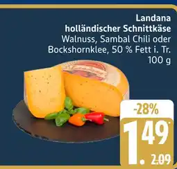 Marktkauf Landana holländischer schnittkäse walnuss Angebot