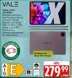 Marktkauf Vale tablet v12x lte-8128 Angebot