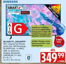Marktkauf Samsung 4k-uhd-tv 50cu6979 Angebot