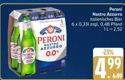 Marktkauf Peroni nastro azzurro 0.0% Angebot