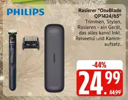 Marktkauf Philips rasierer oneblade qp1424/65 Angebot