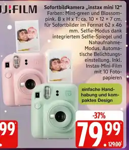 Marktkauf Fujifilm sofortbildkamera instax mini 12 Angebot